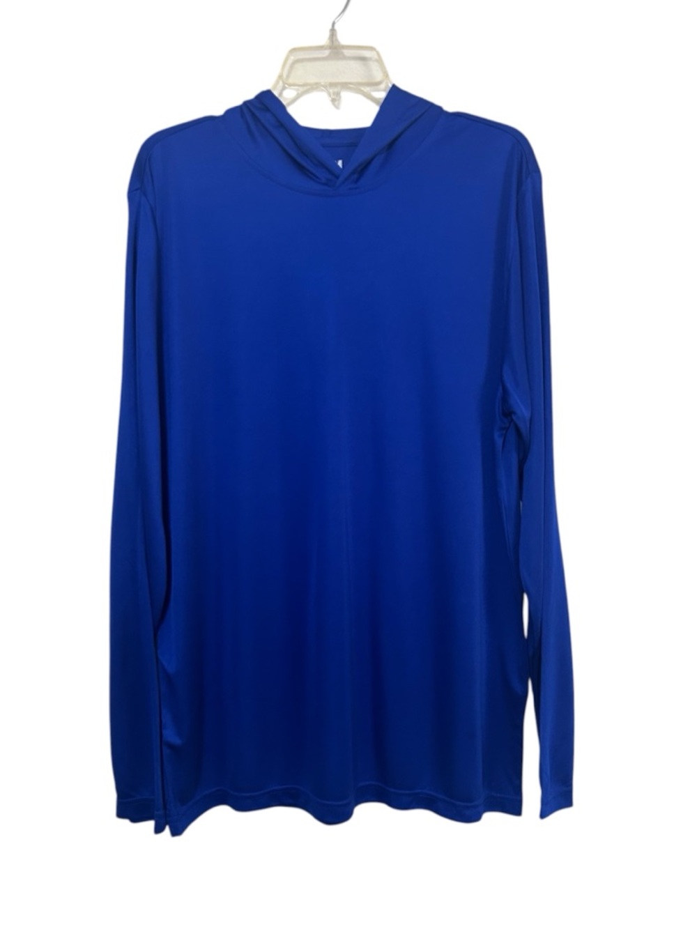 Team 365 Royal Blue Performance Long Sleeve Hooded Sun Shirt Large